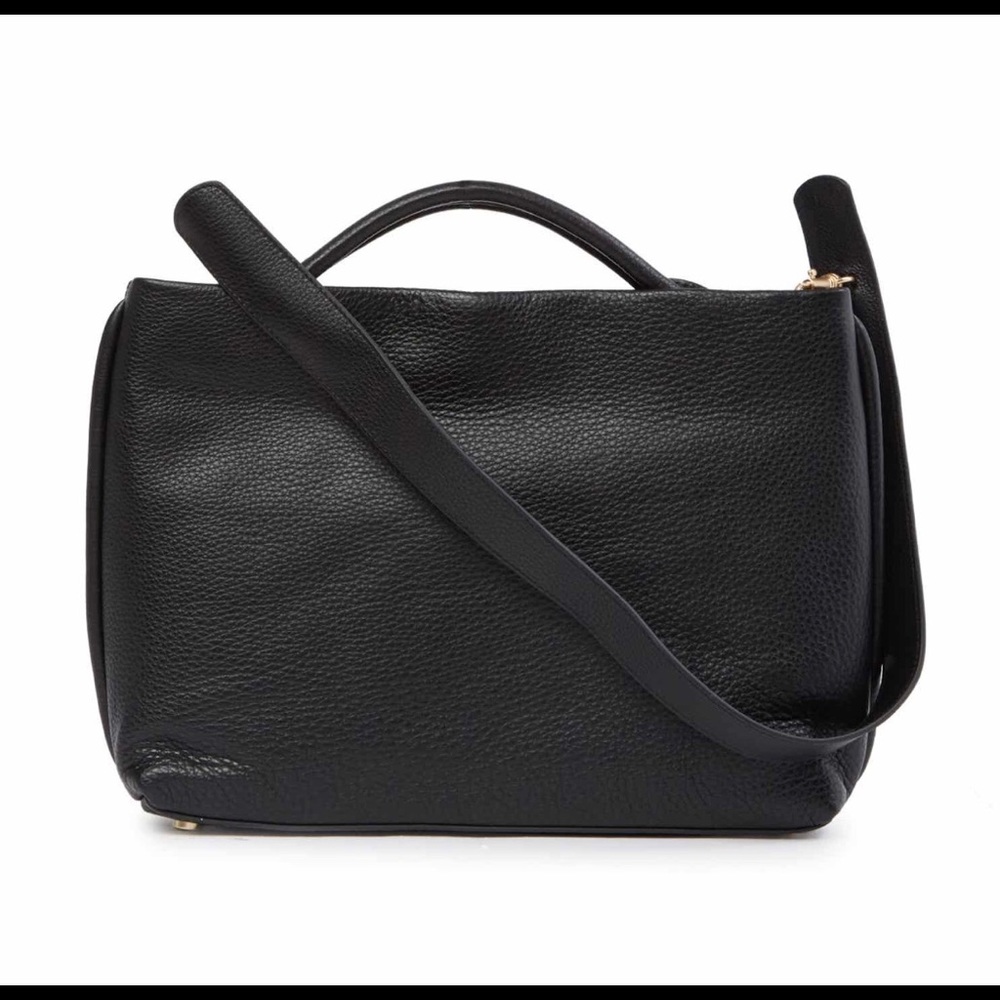 SKAGEN MIKKELINE LEATHER SATCHEL, NWT - Picture 3 of 7